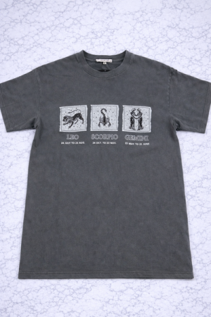 Oxiums Graphic T-Shirt – Leo Scorpio Gemini