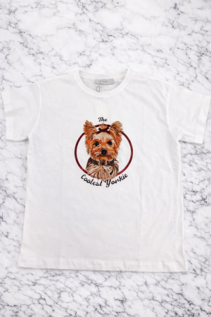 Oxiums Women’s Graphic T-Shirt – Coolest Yorkie