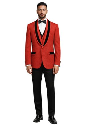 Del Papo Men’s Three-Piece Suit