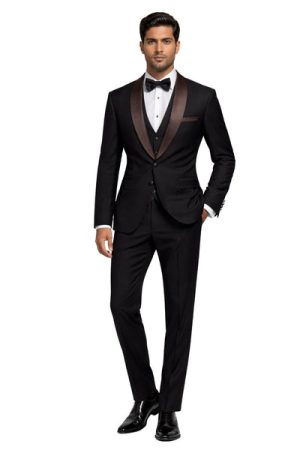 Duante Men’s Three-Piece Suits + Bow tie