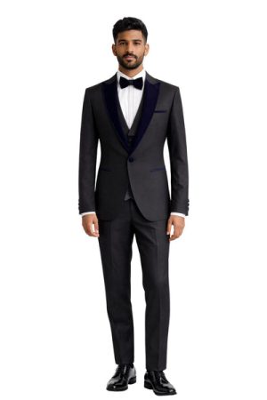 Oxiums  Men’s Three-Piece Suit + Bow tie
