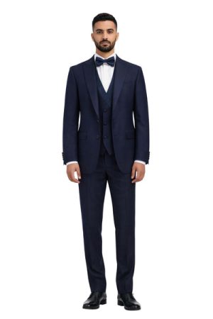 Oxiums  Men’s Three-Piece Suit + Bow tie