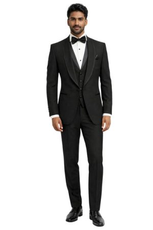 Oxiums  Men’s Three-Piece Suit + Bow tie