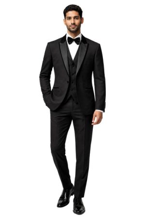 Oxiums  Men’s Three-Piece Suit + Bow tie