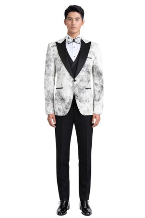 Oxiums  Men’s Three-Piece Suit + Bow tie