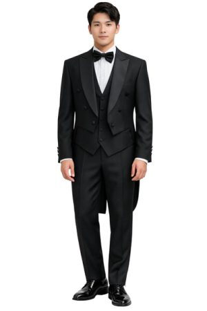 Oxiums  Men's Three-Piece Suit + Bow tie
