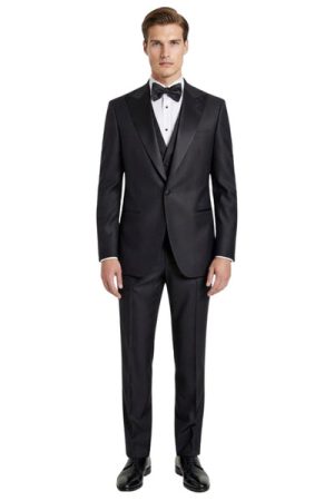 Oxiums  Men’s Three-Piece Suit + Bow tie