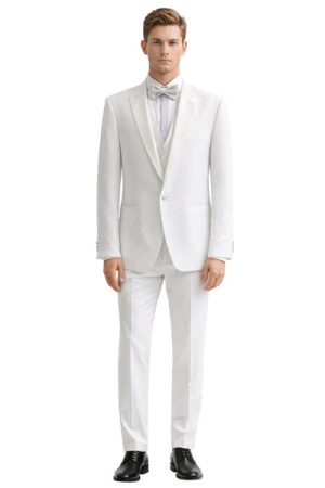 Oxiums  Men’s Three-Piece Suit + Bow tie