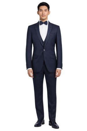 Oxiums  Men’s Three-Piece Suit + Bow tie