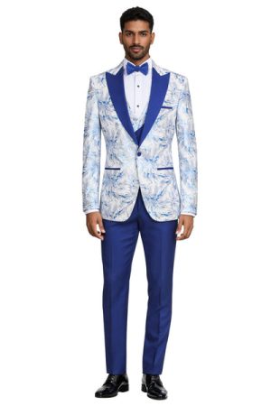Oxiums  Men’s Three-Piece Suit + Bow tie