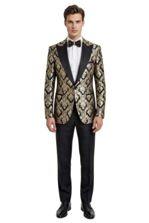 Oxiums  Men’s Three-Piece Suit + Bow tie