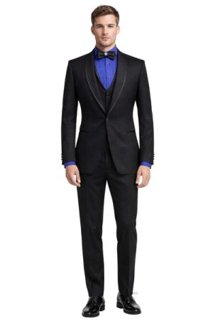 Oxiums  Men’s Three-Piece Suit + Bow tie