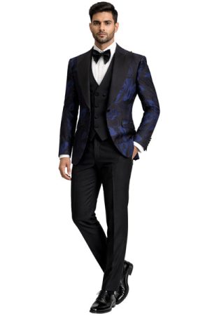 Oxiums  Men’s Three-Piece Suit + Bow tie