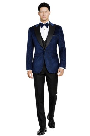 Oxiums  Men’s Three-Piece Suit + Bow tie