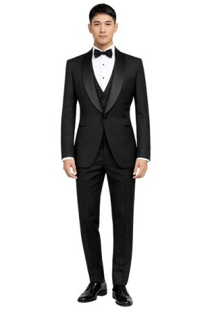 Oxiums  Men’s Three-Piece Suit + Bow tie