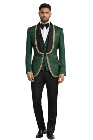 Oxiums  Men’s Three-Piece Suit + Bow tie + Jew button