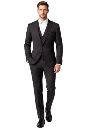 Oxiums  Men’s Three-Piece Suit +Bow tie