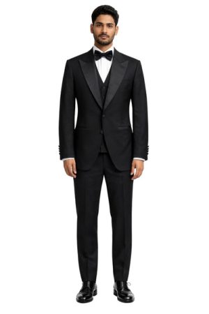 Oxiums  Men’s Three-Piece Suit + bow tie