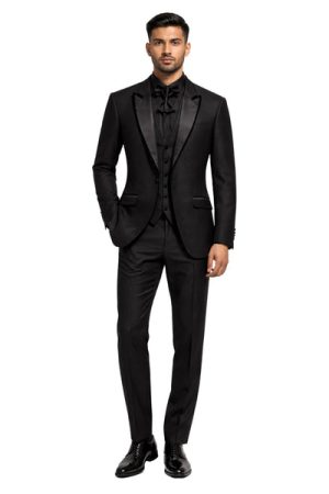 Oxiums  Men’s Three Piece Suit + Bow tie