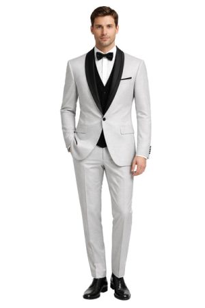 Oxiums  Men’s Three-Piece Suit + Bow tie