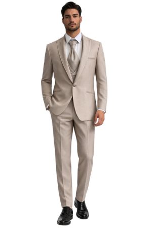 Hermose Men’s Three-Piece Suit + Tie