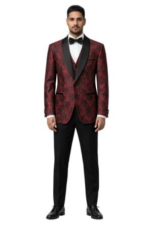 Marco Milano Men’s Three-Piece Suit + Bow tie