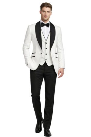 Masculini Men’s Three-Piece Suit + Bow tie