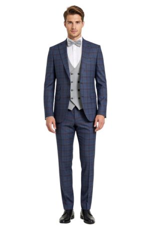 Masculini Men’s Three-Piece Suit + Bow tie