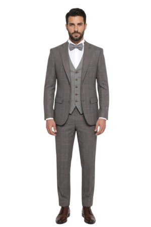 Masculini Men’s Three-Piece Suit + Bow tie