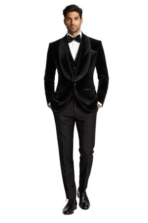 Masculini Men’s Three-Piece Suit + Bow tie