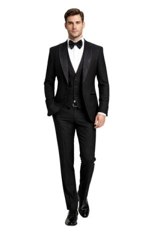Masculini Men’s Three-Piece Suit + Bow tie