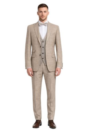 Masculini Men’s Three-Piece Suit + Bow tie