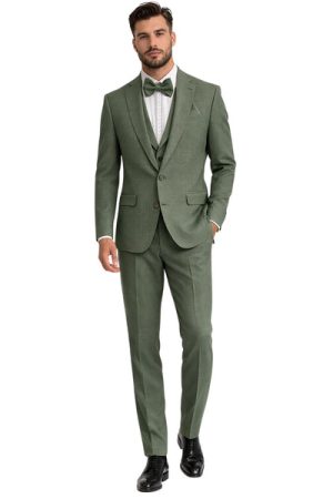 Masculini Men’s Three-Piece Suit + Bow tie