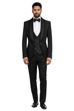 Masculini Men’s Three-Piece Suit + Bow tie