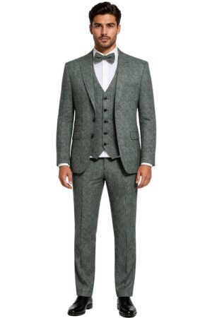 Masculini Men’s Three-Piece Suit + Bow tie