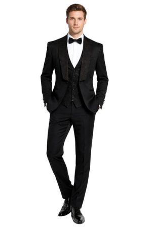 Masculini Men’s Three-Piece Suit + Bow tie