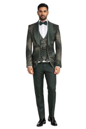 Masculini Men’s Three-Piece Suit + Bow tie