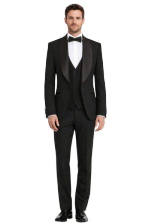 Masculini Men’s Three-Piece Suit + Bow tie