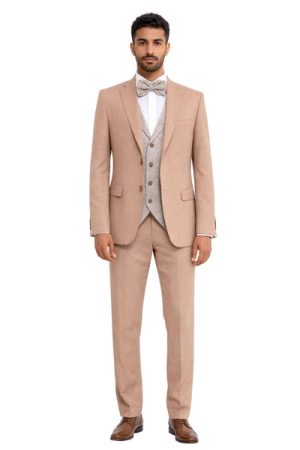 Masculini Men’s Three-Piece Suit + Bow tie