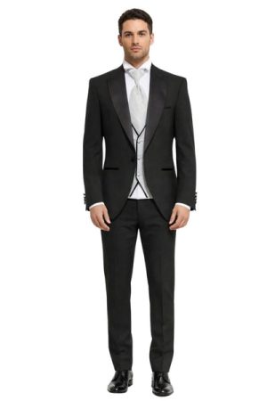 Masculini Men’s Three-Piece Suit + Tie