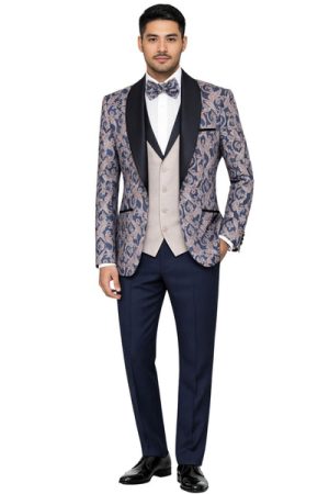 Masculini Men’s Three-Piece Suit + Bow tie