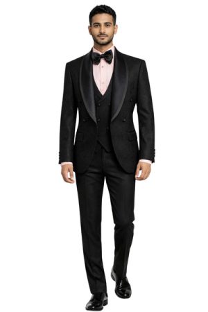 Oxiums  Men’s Three-Piece Suit + Bow tie