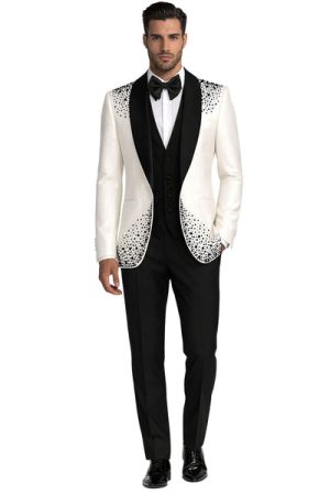 Oxiums  Men’s Three-Piece Suit  + Bow tie