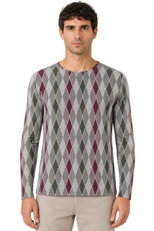 Original Men’s Textured Knit Long Sleeve Pollover