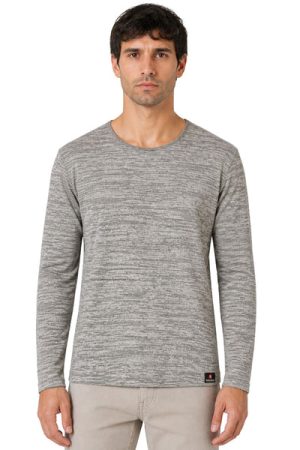 Original Textured Knit Long Sleeve Pollover