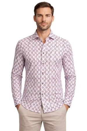 Oxiums Men’s Patterned Shirt