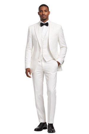 Oxiums Men’s Three-Piece Suit + Bow tie