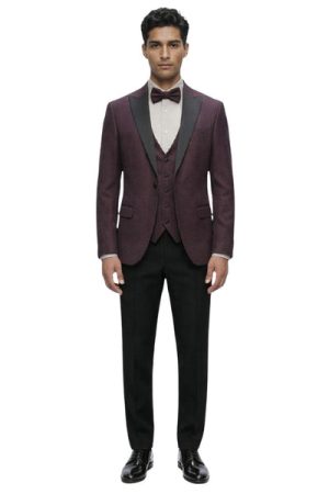 Pissero Men’s Three-Piece Suits + Bow tie