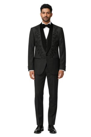 Sartoria Men’s Three-Piece Suit + Bow tie