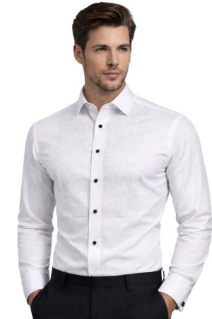 Oxiums Men’s Rhinestone Dress Shirt